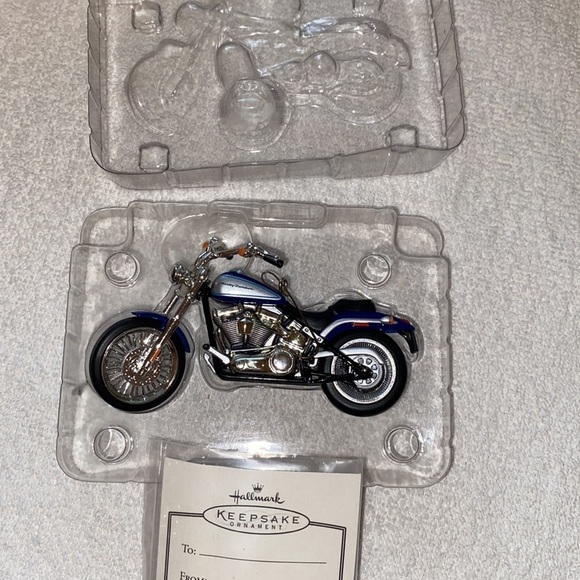Hallmark Harley Davidson motorcycle keepsake Christmas ornaments lot of 2 - Picture 2 of 6